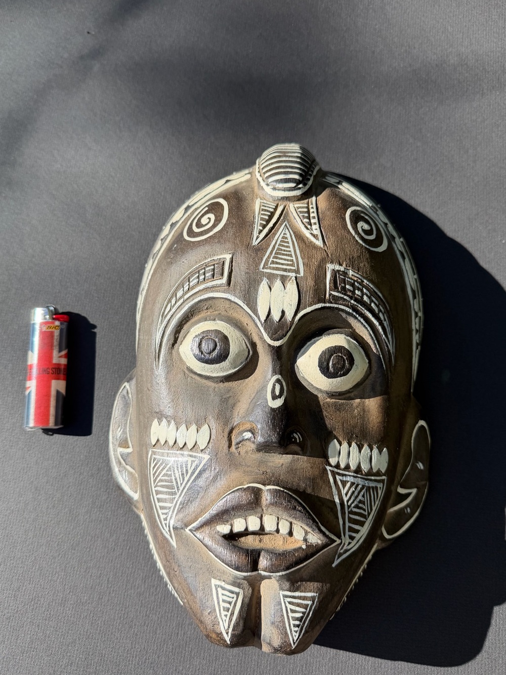 Vintage Wooden Carving Mask